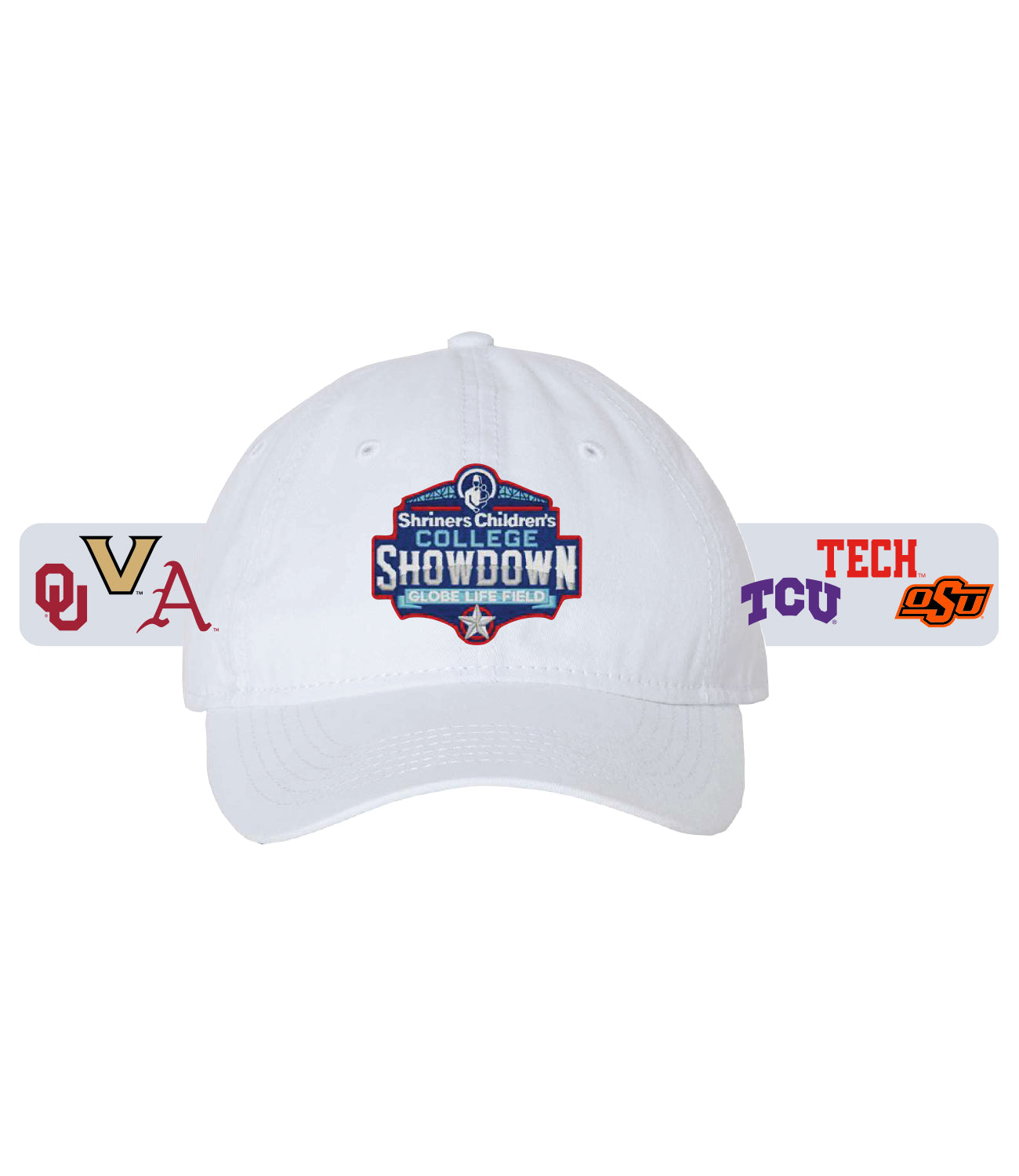 S.C.C.S. Event Logo White Dad Cap w/ Team Logos