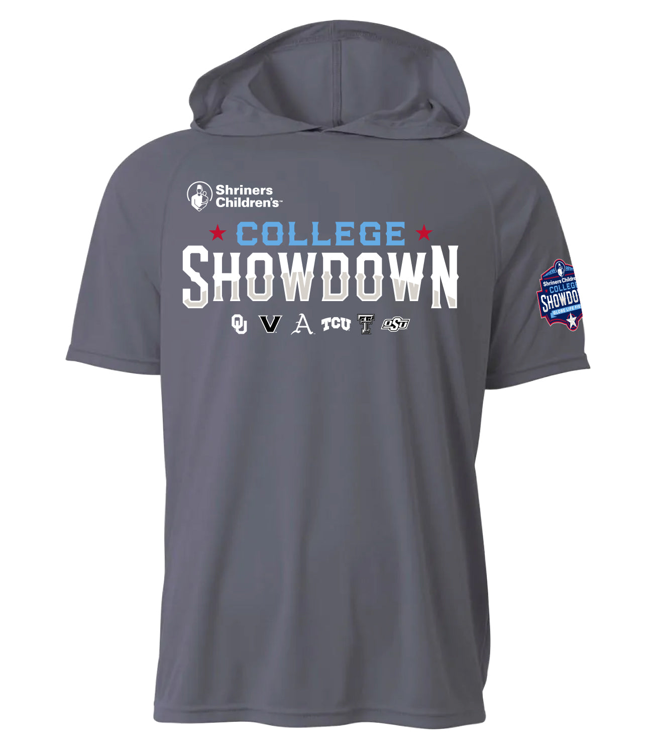 S.C.C.S. Event Wordmark Grey Hooded Perf. SST