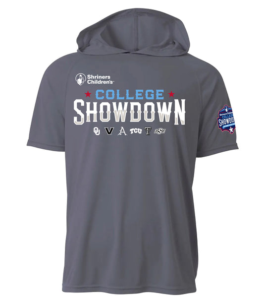 S.C.C.S. Event Wordmark Grey Hooded Perf. SST