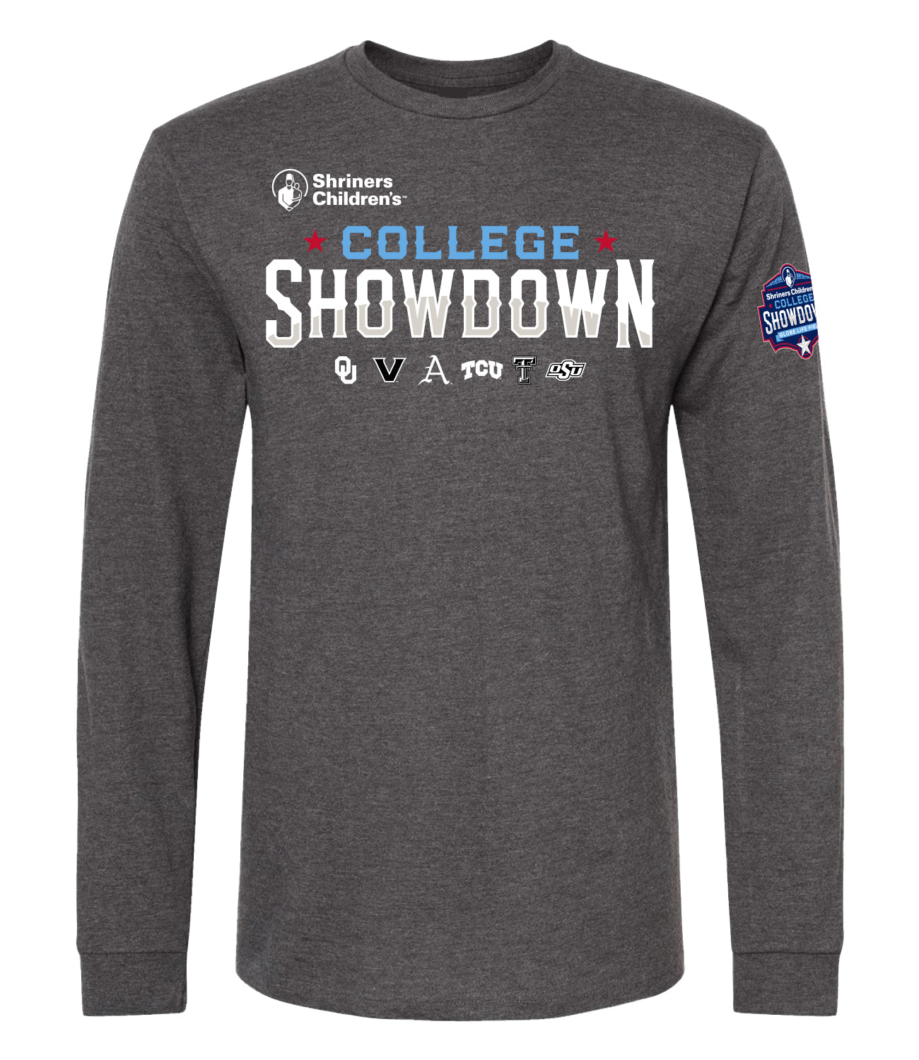 S.C.C.S. Event Wordmark Charcoal Heather LST