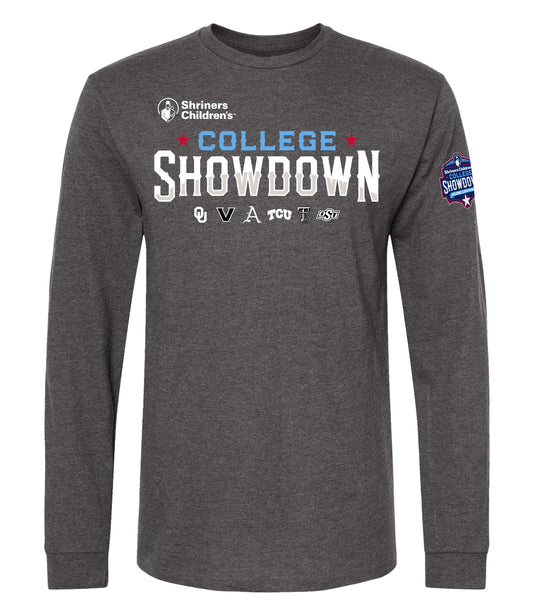 S.C.C.S. Event Wordmark Charcoal Heather LST